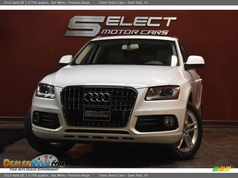 2014 Audi Q5 2.0 TFSI quattro Ibis White / Pistachio Beige Photo #1