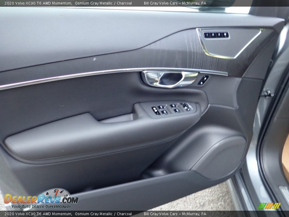 2020 Volvo XC90 T6 AWD Momentum Osmium Gray Metallic / Charcoal Photo #11
