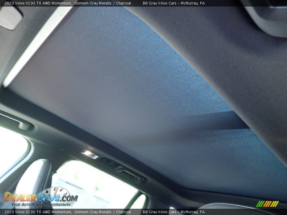2020 Volvo XC90 T6 AWD Momentum Osmium Gray Metallic / Charcoal Photo #12