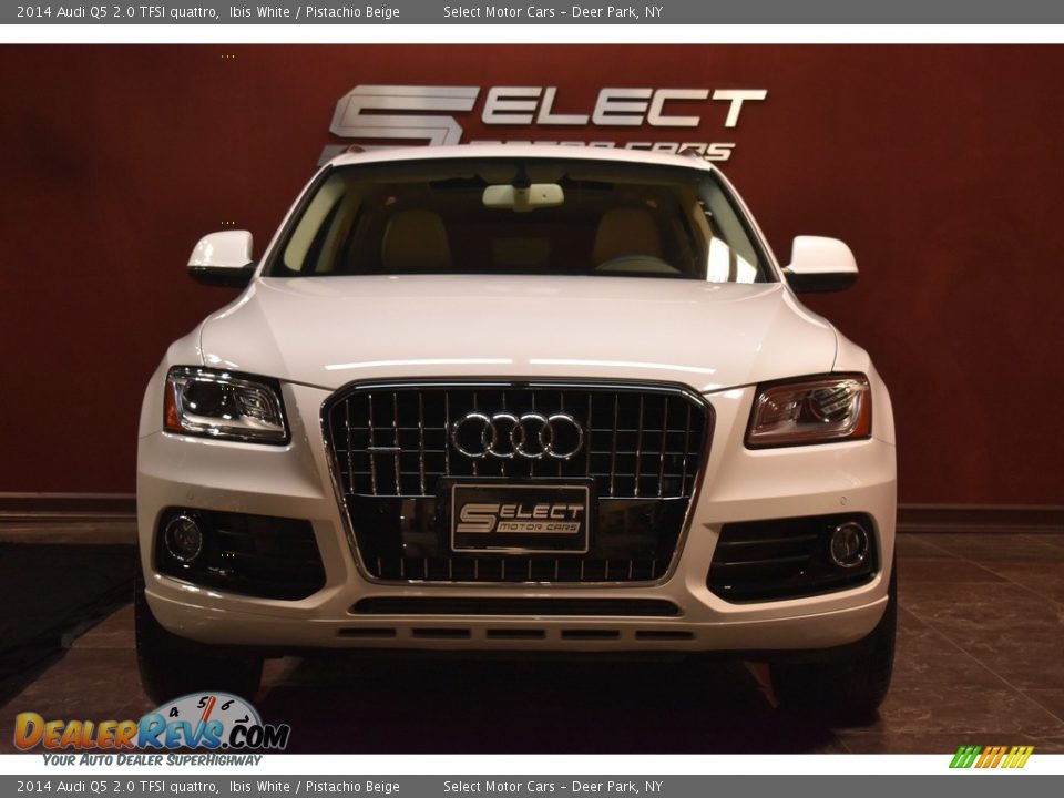 2014 Audi Q5 2.0 TFSI quattro Ibis White / Pistachio Beige Photo #2