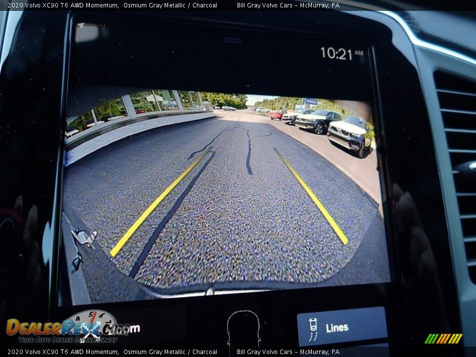 2020 Volvo XC90 T6 AWD Momentum Osmium Gray Metallic / Charcoal Photo #15