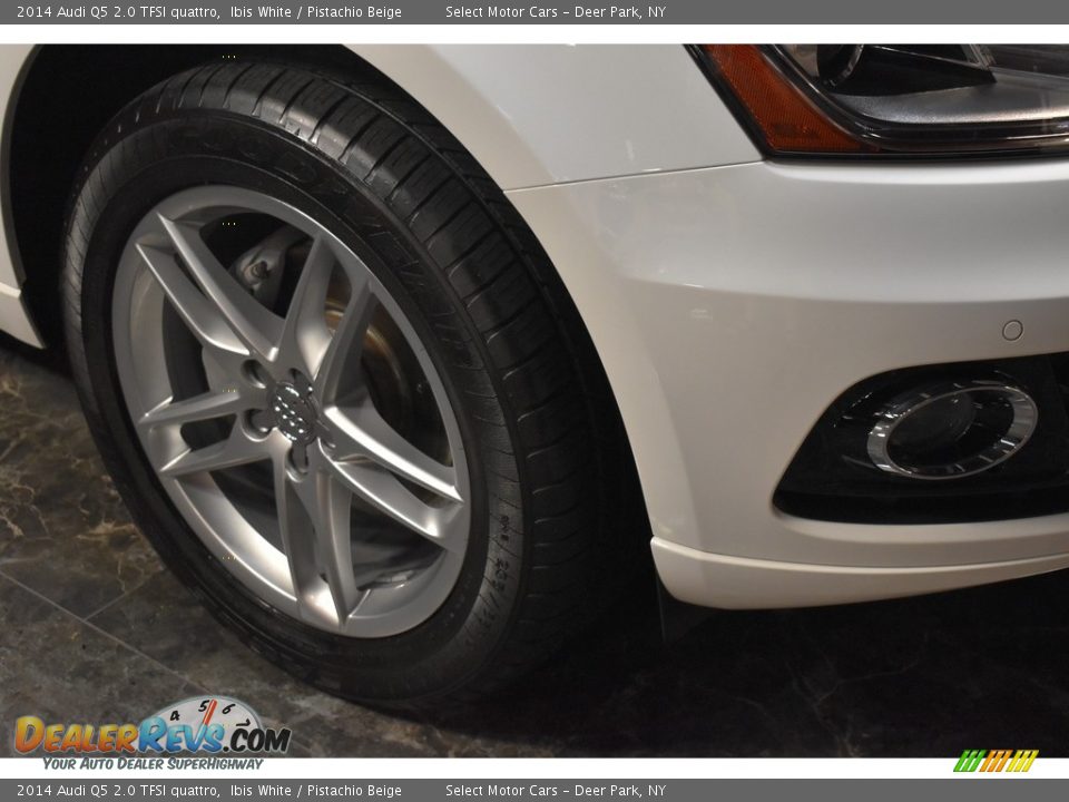 2014 Audi Q5 2.0 TFSI quattro Ibis White / Pistachio Beige Photo #6