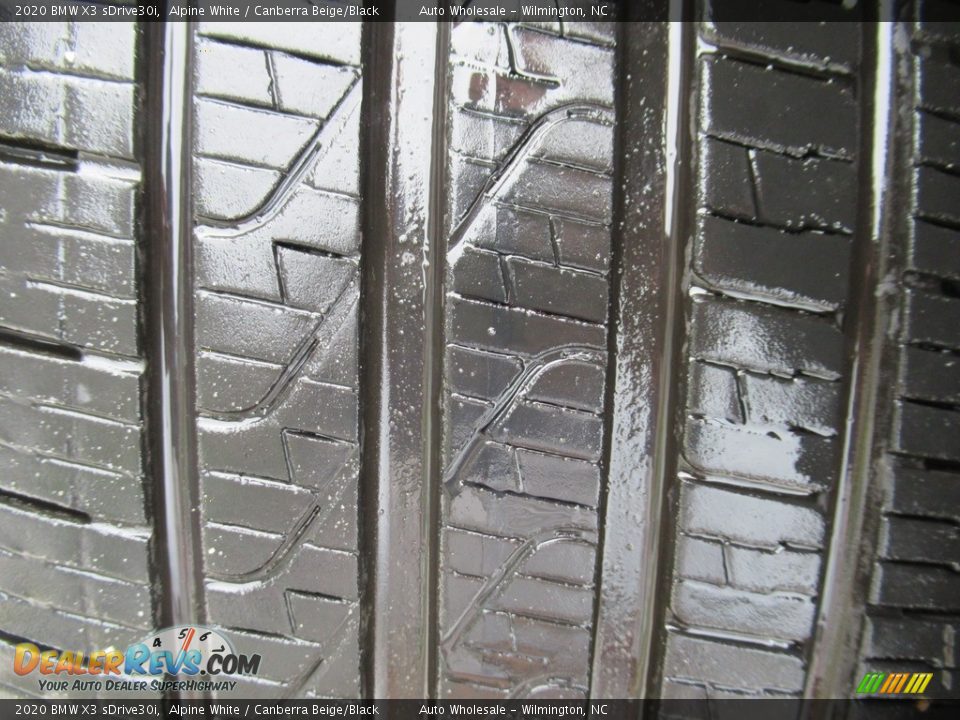 2020 BMW X3 sDrive30i Alpine White / Canberra Beige/Black Photo #8