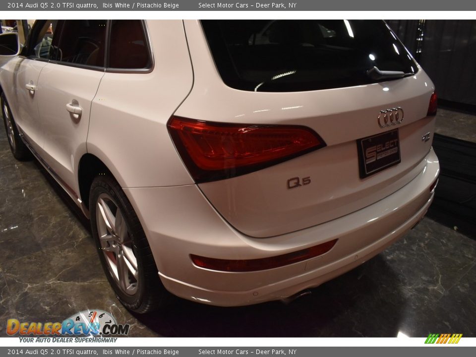 2014 Audi Q5 2.0 TFSI quattro Ibis White / Pistachio Beige Photo #8