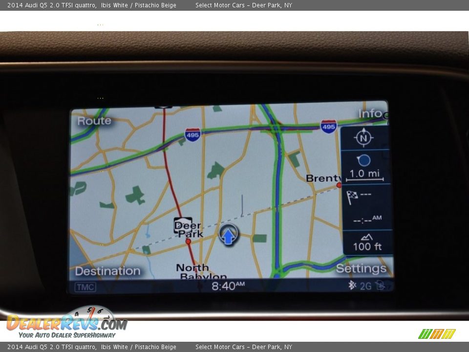 2014 Audi Q5 2.0 TFSI quattro Ibis White / Pistachio Beige Photo #12