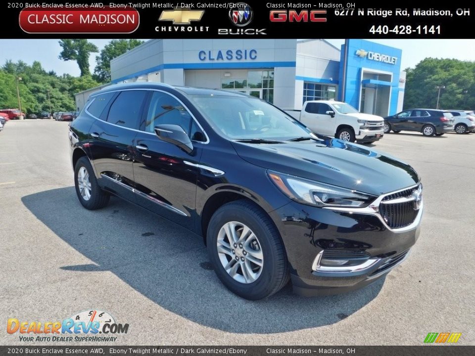 2020 Buick Enclave Essence AWD Ebony Twilight Metallic / Dark Galvinized/Ebony Photo #1