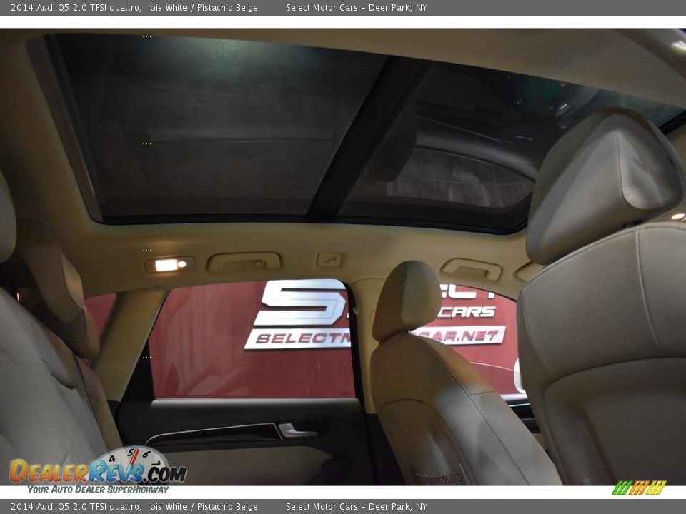 2014 Audi Q5 2.0 TFSI quattro Ibis White / Pistachio Beige Photo #16