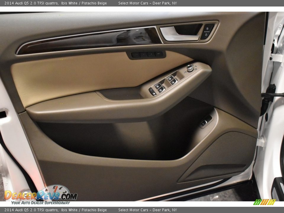 2014 Audi Q5 2.0 TFSI quattro Ibis White / Pistachio Beige Photo #17