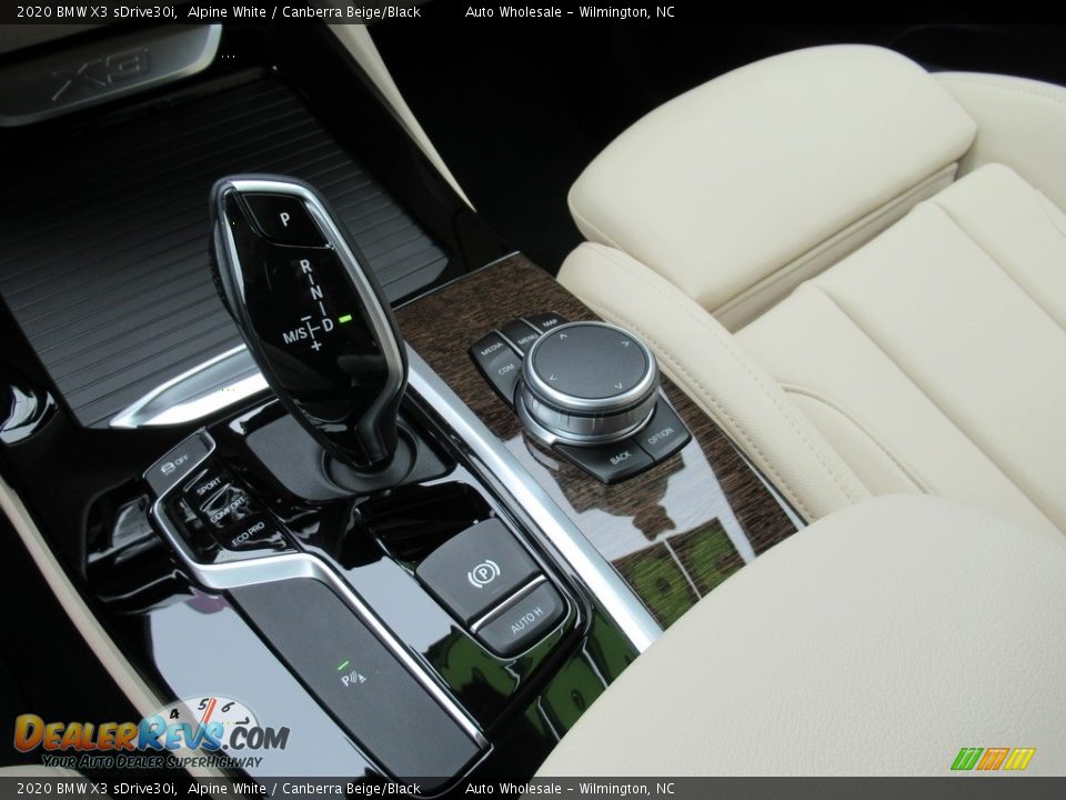 2020 BMW X3 sDrive30i Alpine White / Canberra Beige/Black Photo #19