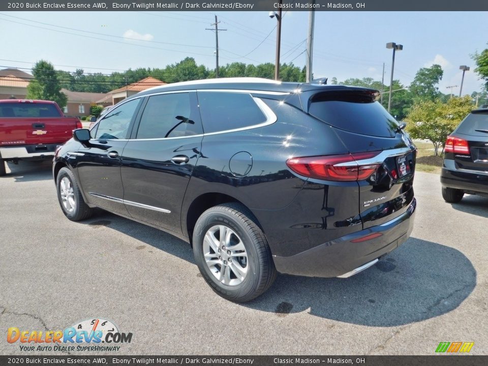 2020 Buick Enclave Essence AWD Ebony Twilight Metallic / Dark Galvinized/Ebony Photo #7