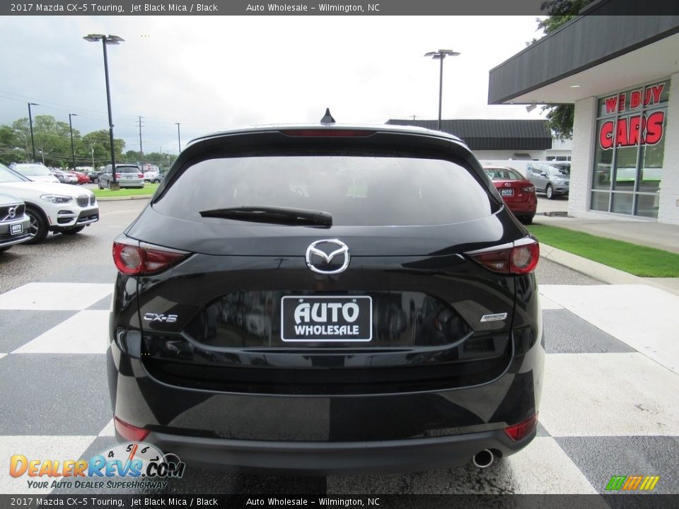 2017 Mazda CX-5 Touring Jet Black Mica / Black Photo #4