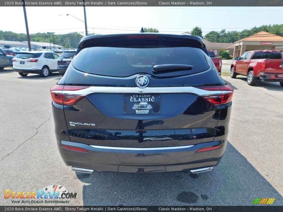 2020 Buick Enclave Essence AWD Ebony Twilight Metallic / Dark Galvinized/Ebony Photo #8