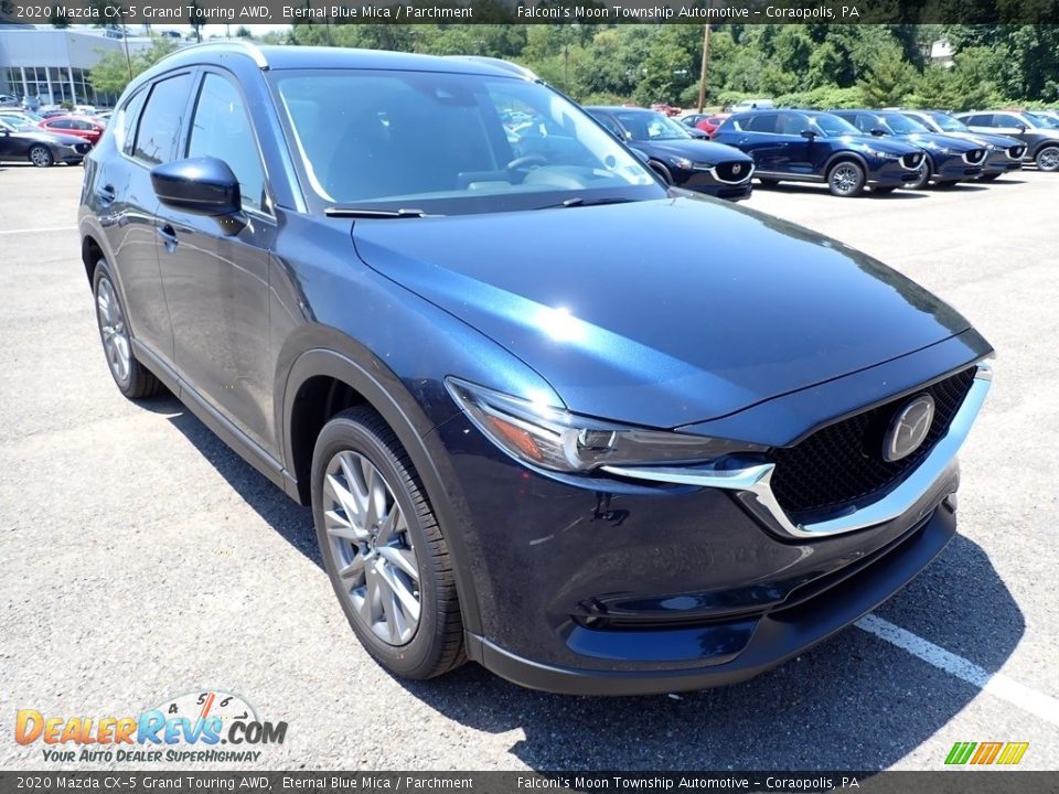 2020 Mazda CX-5 Grand Touring AWD Eternal Blue Mica / Parchment Photo #3