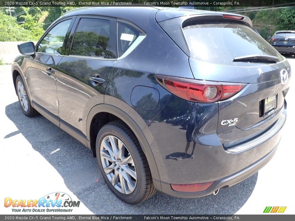 2020 Mazda CX-5 Grand Touring AWD Eternal Blue Mica / Parchment Photo #6