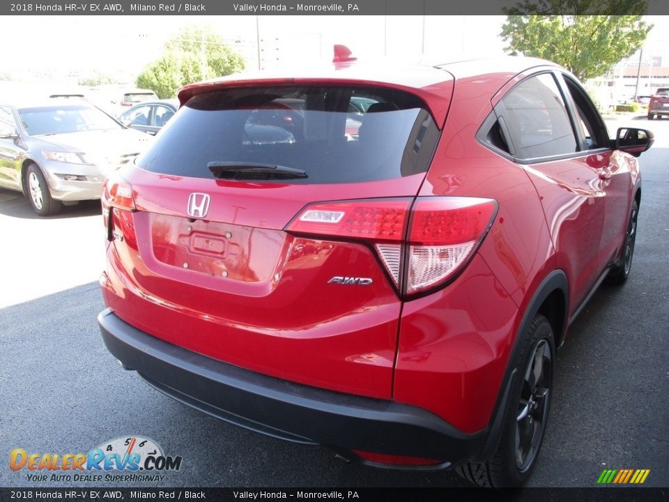 2018 Honda HR-V EX AWD Milano Red / Black Photo #5