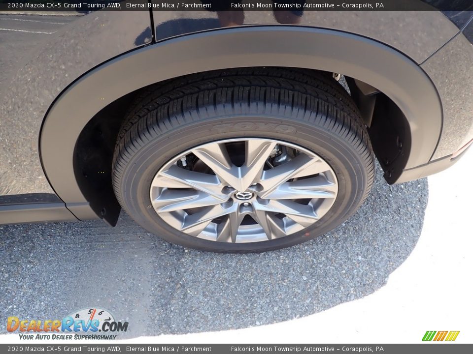 2020 Mazda CX-5 Grand Touring AWD Eternal Blue Mica / Parchment Photo #7