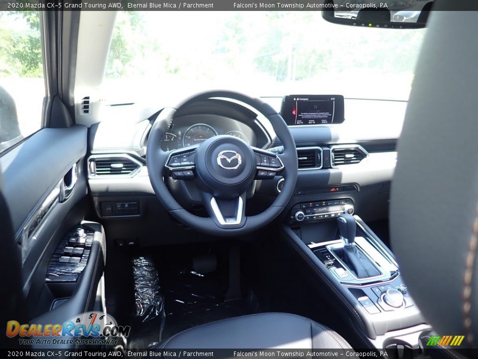 2020 Mazda CX-5 Grand Touring AWD Eternal Blue Mica / Parchment Photo #9
