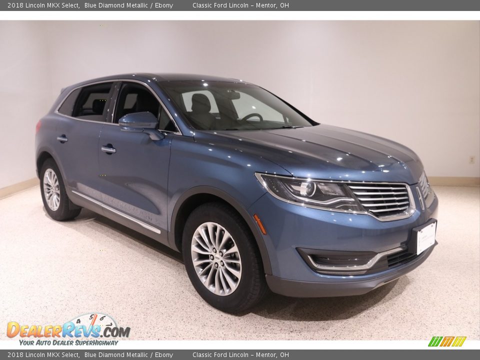 2018 Lincoln MKX Select Blue Diamond Metallic / Ebony Photo #1