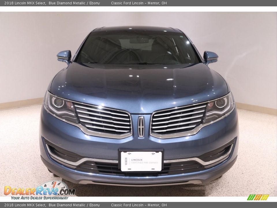 2018 Lincoln MKX Select Blue Diamond Metallic / Ebony Photo #2