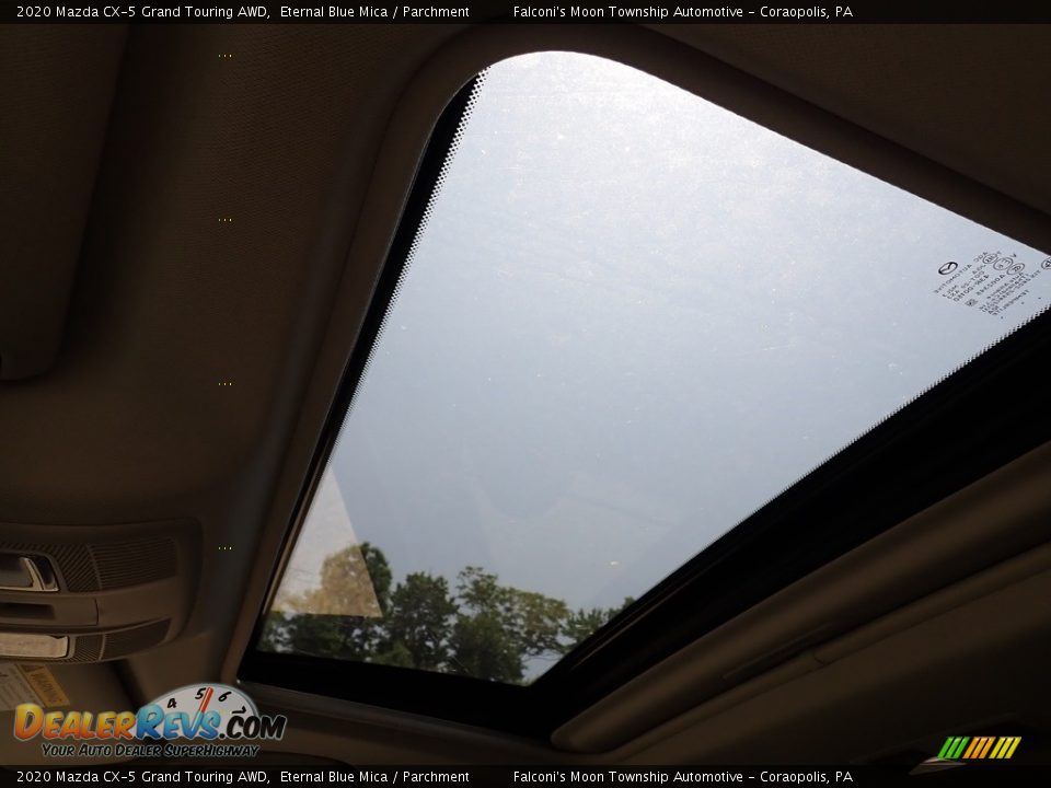 2020 Mazda CX-5 Grand Touring AWD Eternal Blue Mica / Parchment Photo #13