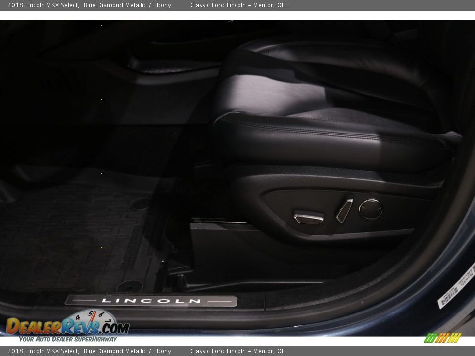 2018 Lincoln MKX Select Blue Diamond Metallic / Ebony Photo #5