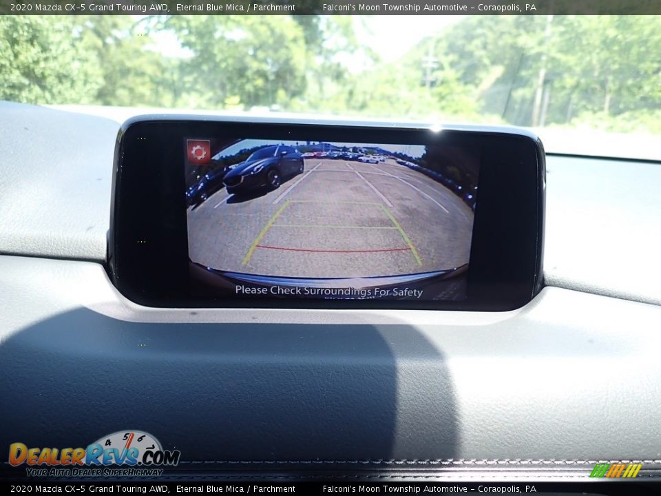 2020 Mazda CX-5 Grand Touring AWD Eternal Blue Mica / Parchment Photo #15