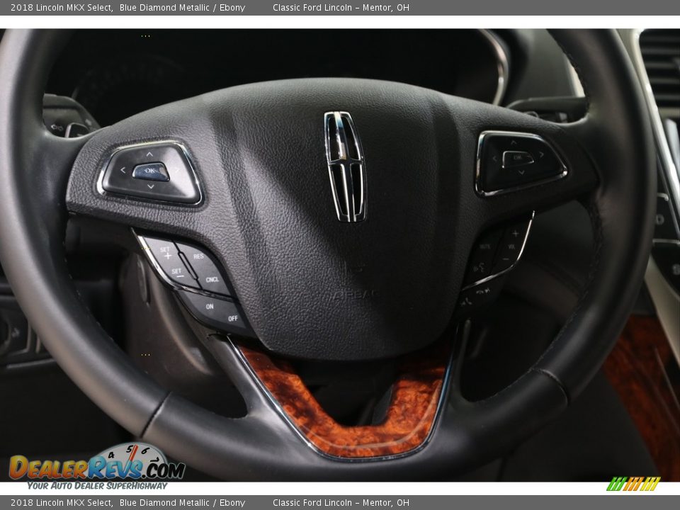 2018 Lincoln MKX Select Blue Diamond Metallic / Ebony Photo #8