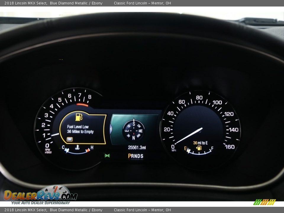 2018 Lincoln MKX Select Blue Diamond Metallic / Ebony Photo #9