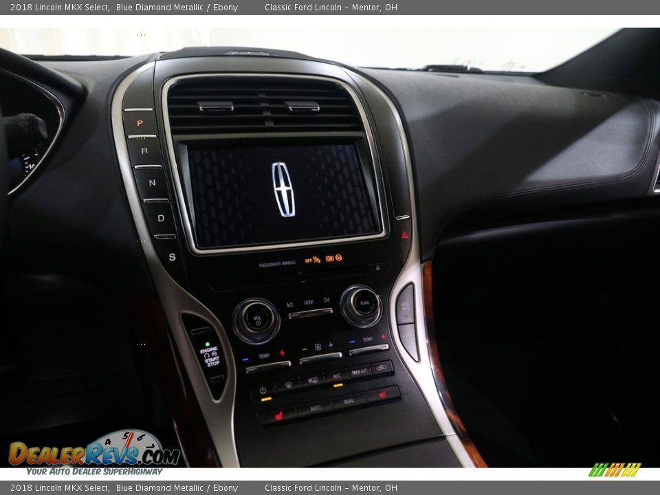 2018 Lincoln MKX Select Blue Diamond Metallic / Ebony Photo #11