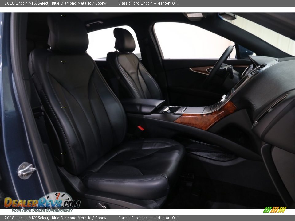 2018 Lincoln MKX Select Blue Diamond Metallic / Ebony Photo #19