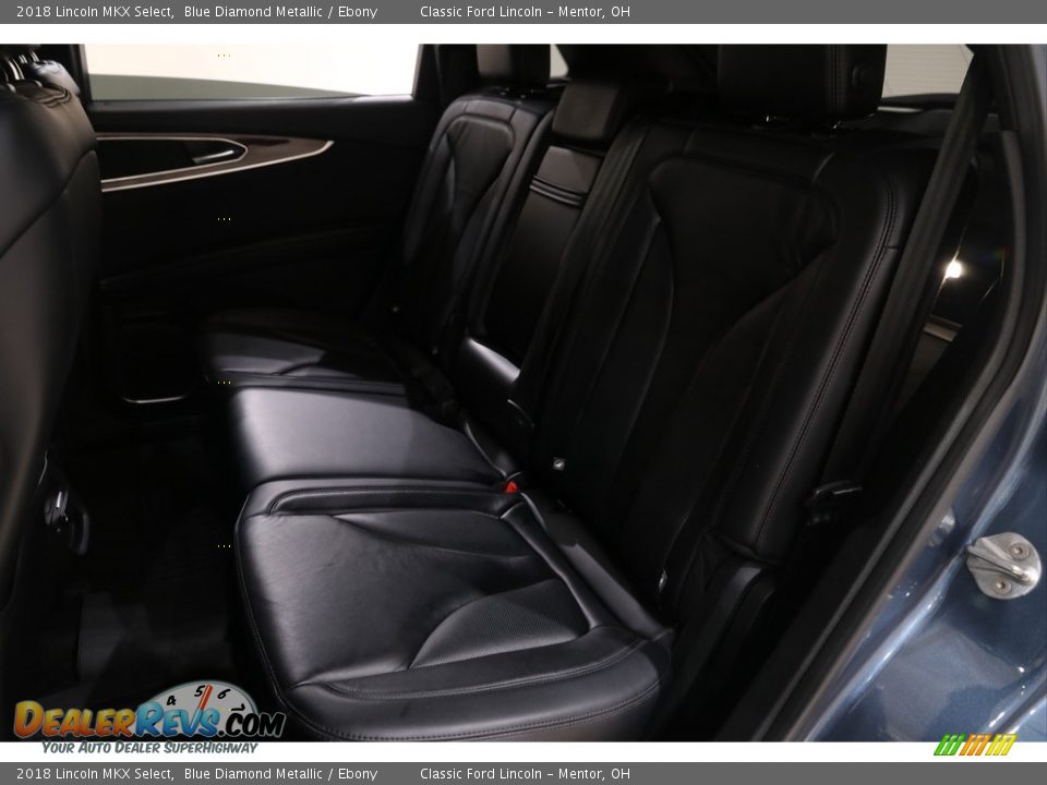 2018 Lincoln MKX Select Blue Diamond Metallic / Ebony Photo #21