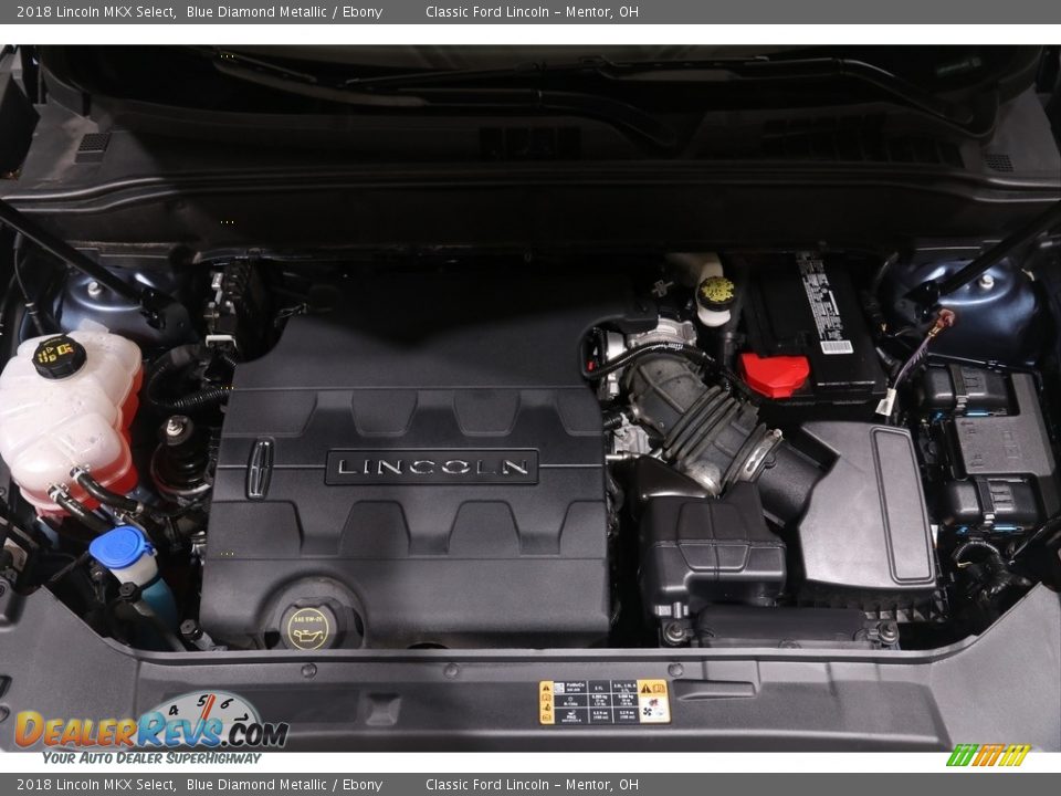 2018 Lincoln MKX Select Blue Diamond Metallic / Ebony Photo #23