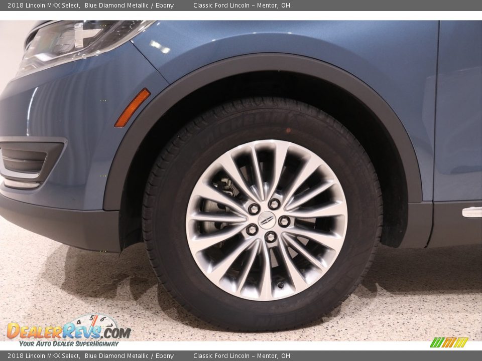 2018 Lincoln MKX Select Blue Diamond Metallic / Ebony Photo #24