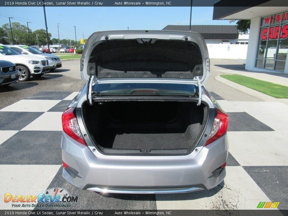 2019 Honda Civic LX Sedan Lunar Silver Metallic / Gray Photo #5