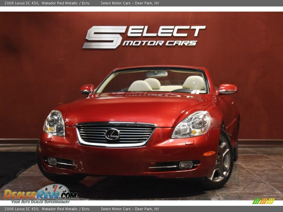 2006 Lexus SC 430 Matador Red Metallic / Ecru Photo #1