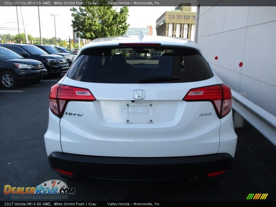 2017 Honda HR-V EX AWD White Orchid Pearl / Gray Photo #4