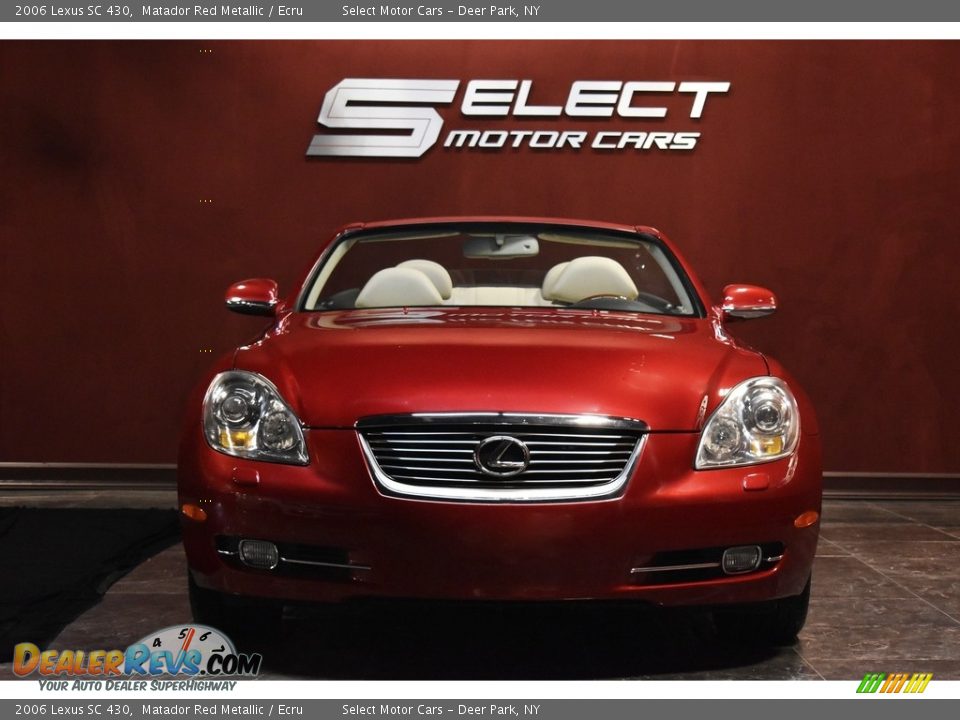 2006 Lexus SC 430 Matador Red Metallic / Ecru Photo #2