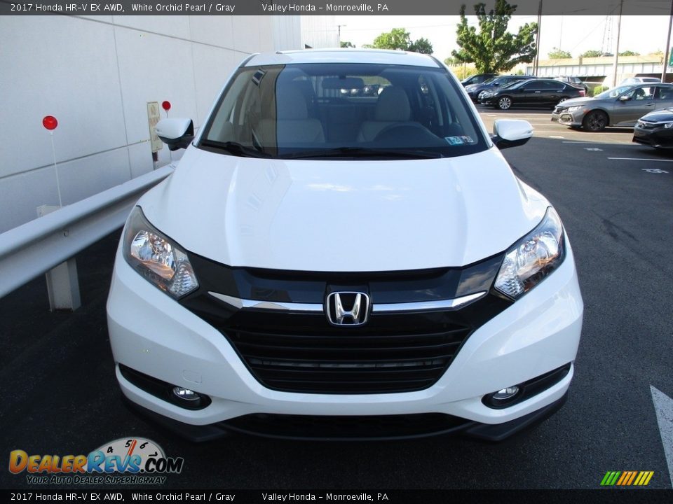 2017 Honda HR-V EX AWD White Orchid Pearl / Gray Photo #9