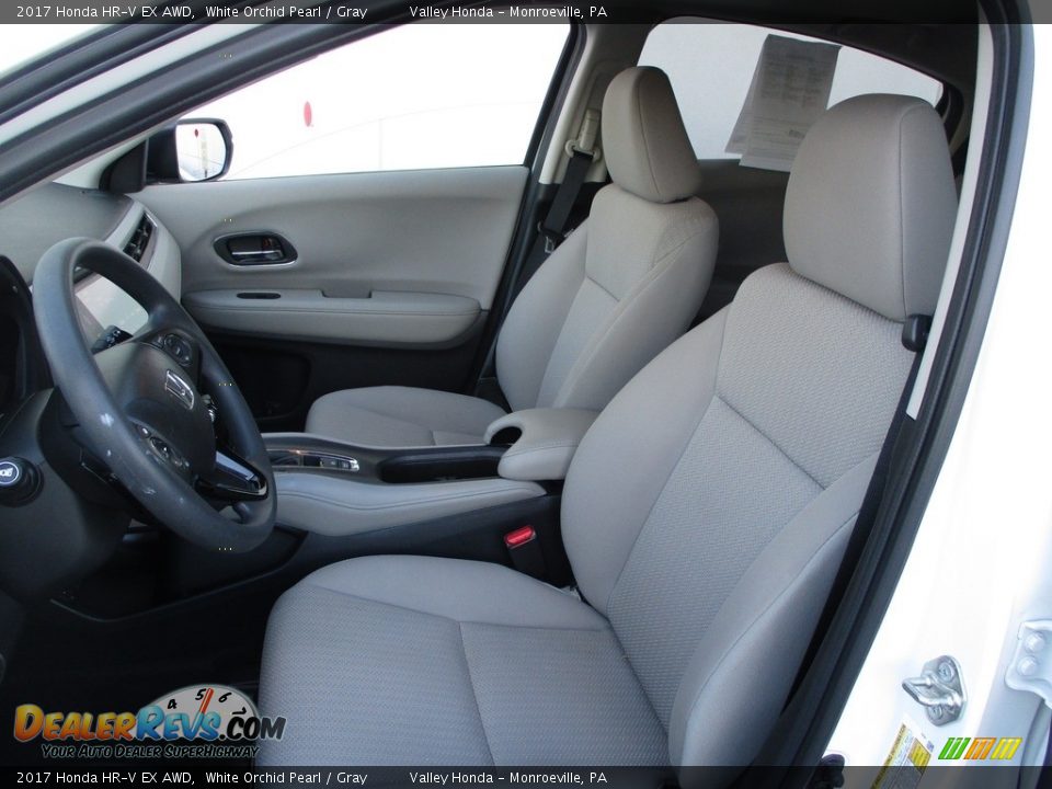 2017 Honda HR-V EX AWD White Orchid Pearl / Gray Photo #12