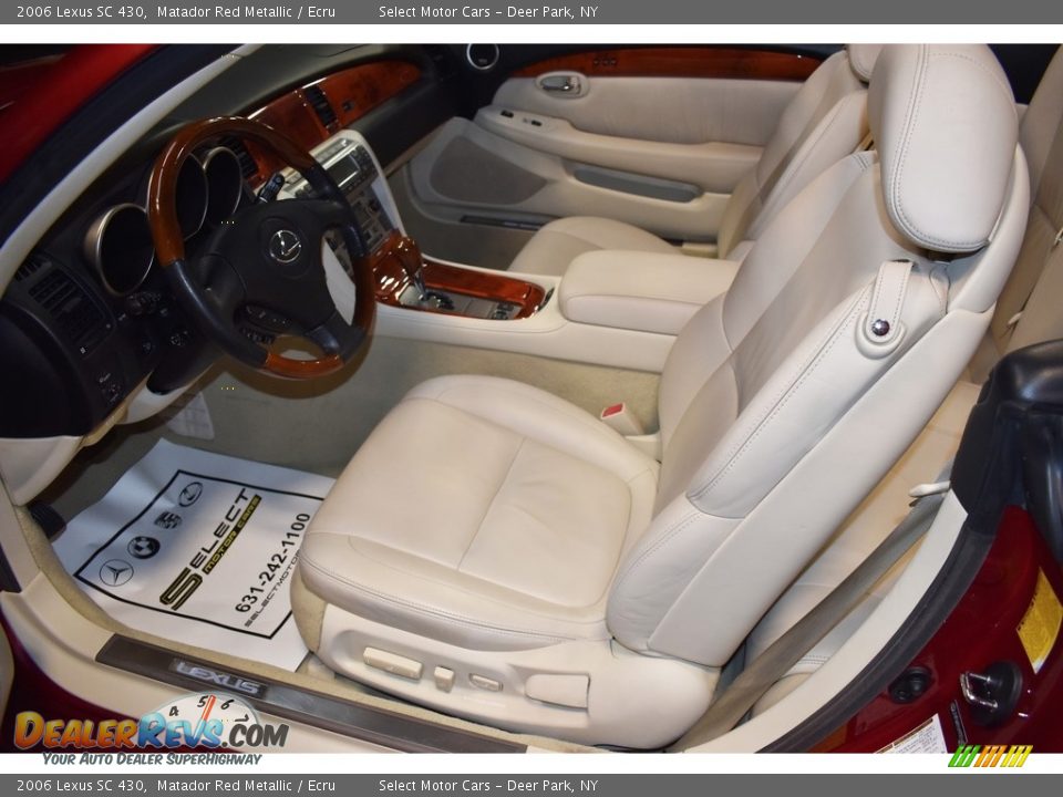 2006 Lexus SC 430 Matador Red Metallic / Ecru Photo #10