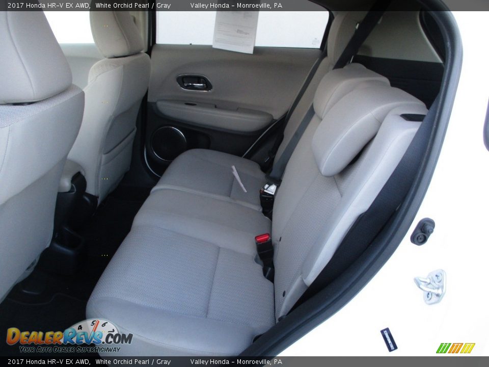 2017 Honda HR-V EX AWD White Orchid Pearl / Gray Photo #13