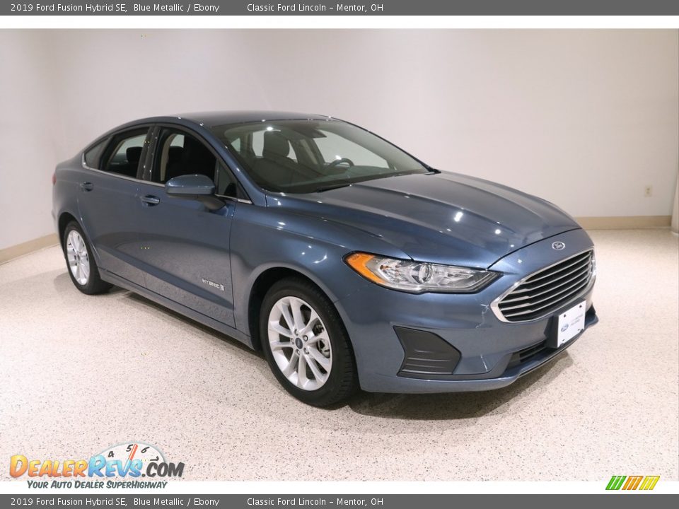 2019 Ford Fusion Hybrid SE Blue Metallic / Ebony Photo #1