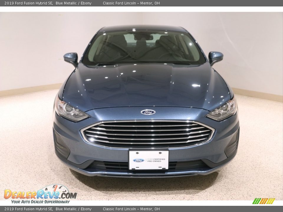 2019 Ford Fusion Hybrid SE Blue Metallic / Ebony Photo #2