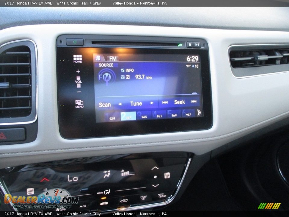 2017 Honda HR-V EX AWD White Orchid Pearl / Gray Photo #17