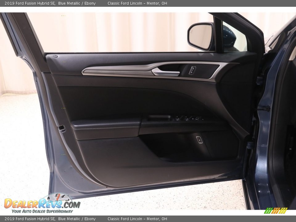 2019 Ford Fusion Hybrid SE Blue Metallic / Ebony Photo #5
