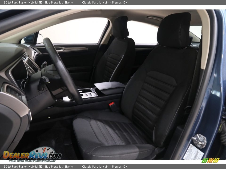2019 Ford Fusion Hybrid SE Blue Metallic / Ebony Photo #6
