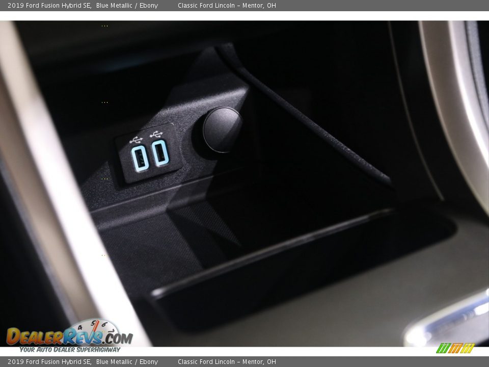 2019 Ford Fusion Hybrid SE Blue Metallic / Ebony Photo #19