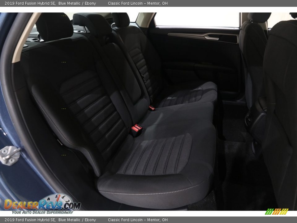 2019 Ford Fusion Hybrid SE Blue Metallic / Ebony Photo #22