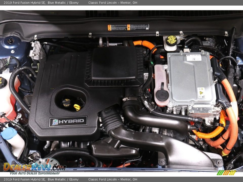 2019 Ford Fusion Hybrid SE Blue Metallic / Ebony Photo #25