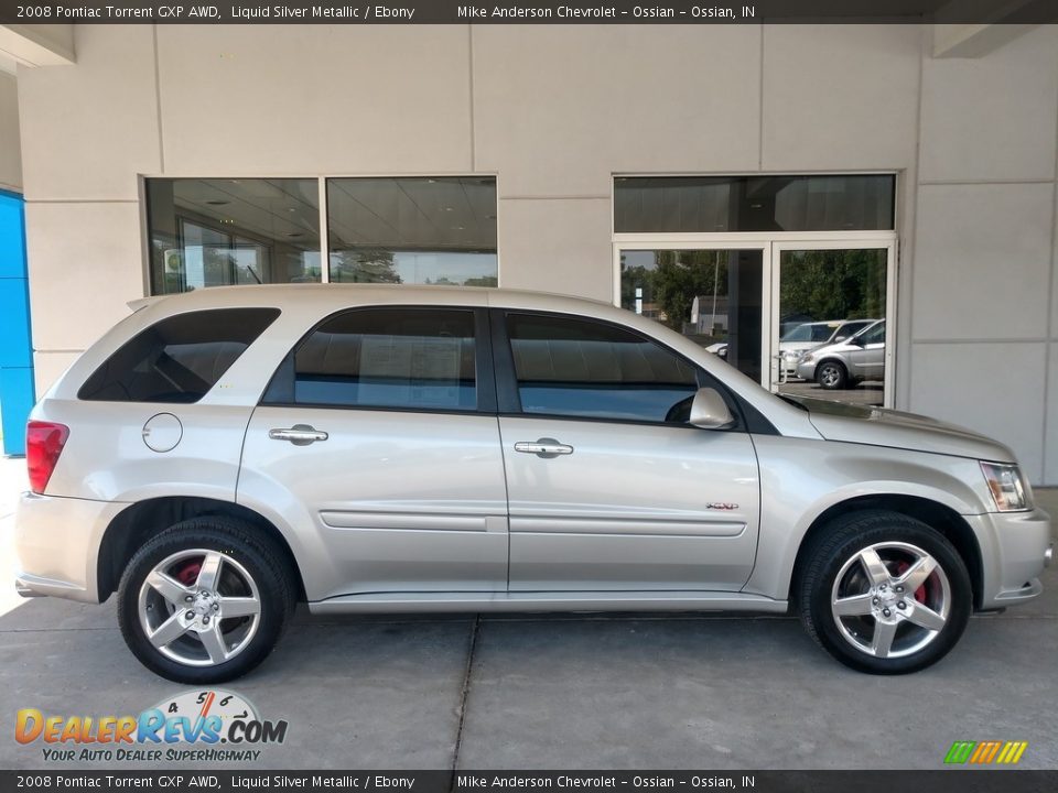 2008 Pontiac Torrent GXP AWD Liquid Silver Metallic / Ebony Photo #3